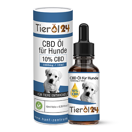 CBD Tieröl für Hunde 10%