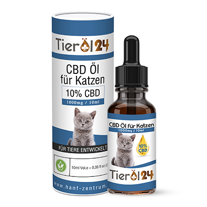 CBD Tieröl für Katzen 10%