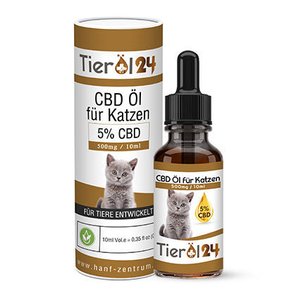 CBD Tieröl für Katzen 5%